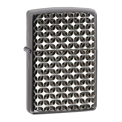 Zippo Lighter Armor Case 28186 Engine Turn Star