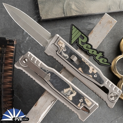 Reate Exo M Gravity Double Edge Satin Burl Linen Camo